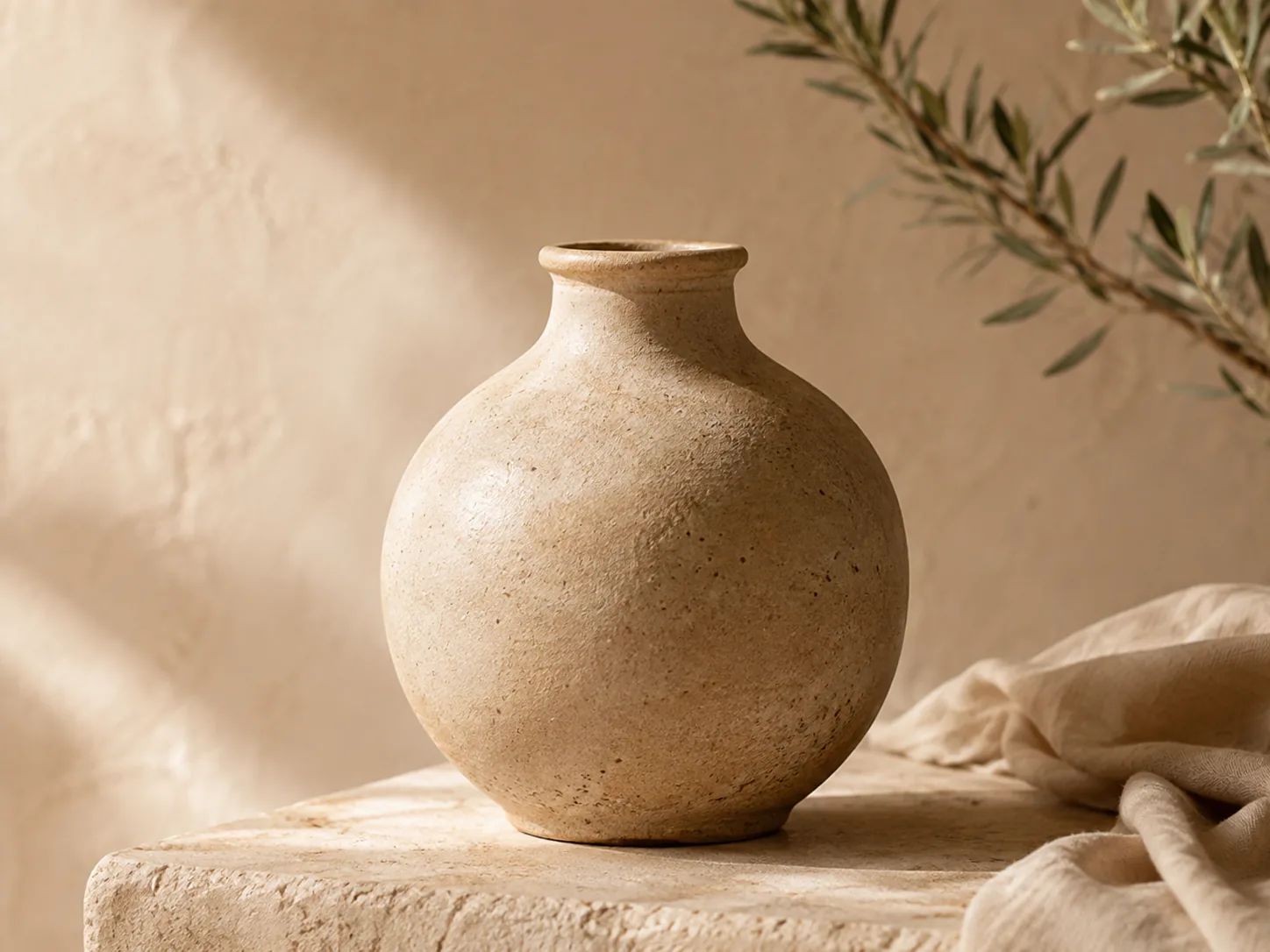 Objetos decorativos de cerámica artesanal