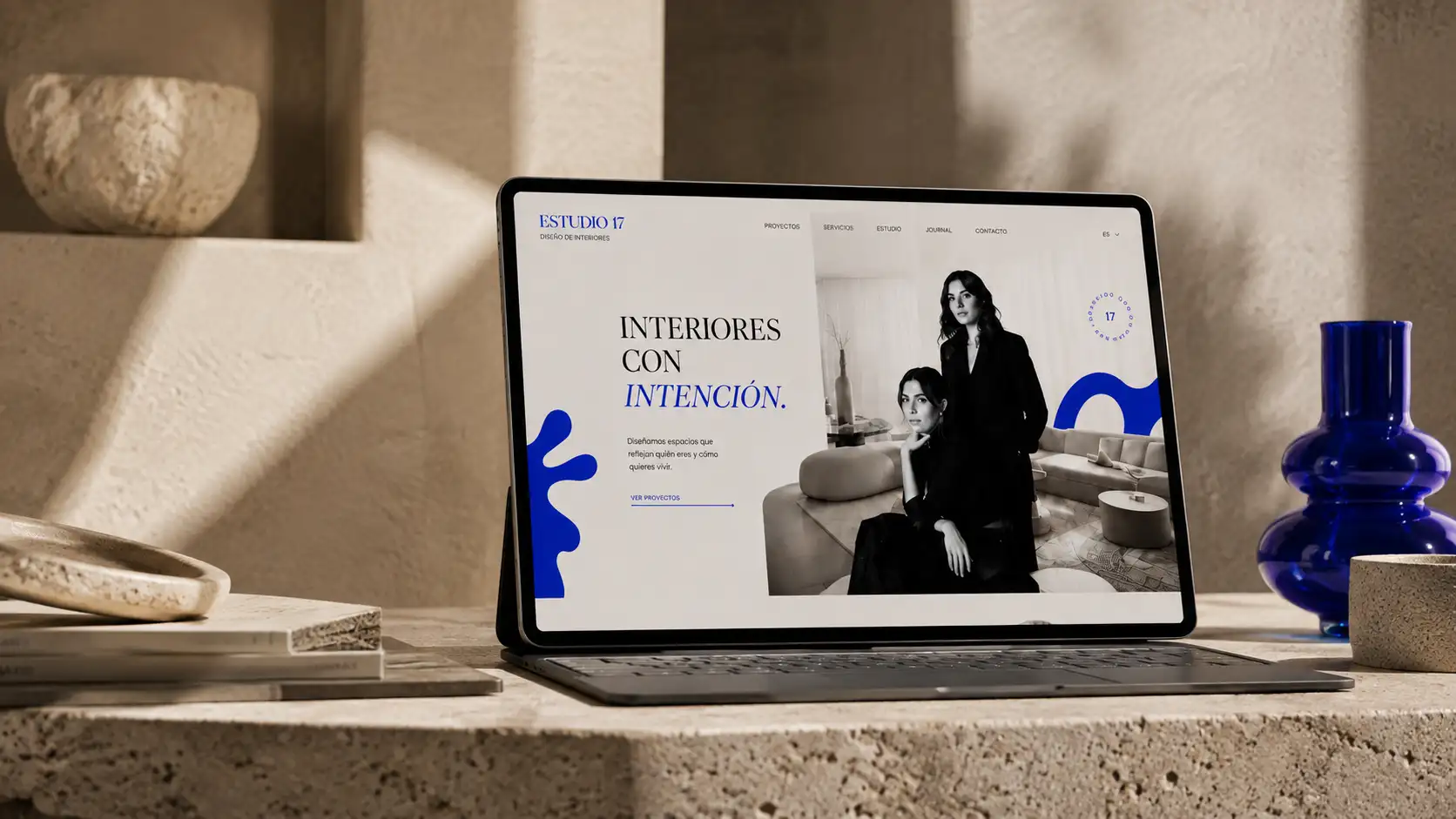 Diseño web responsive para estudio de interiorismo Estudio 17